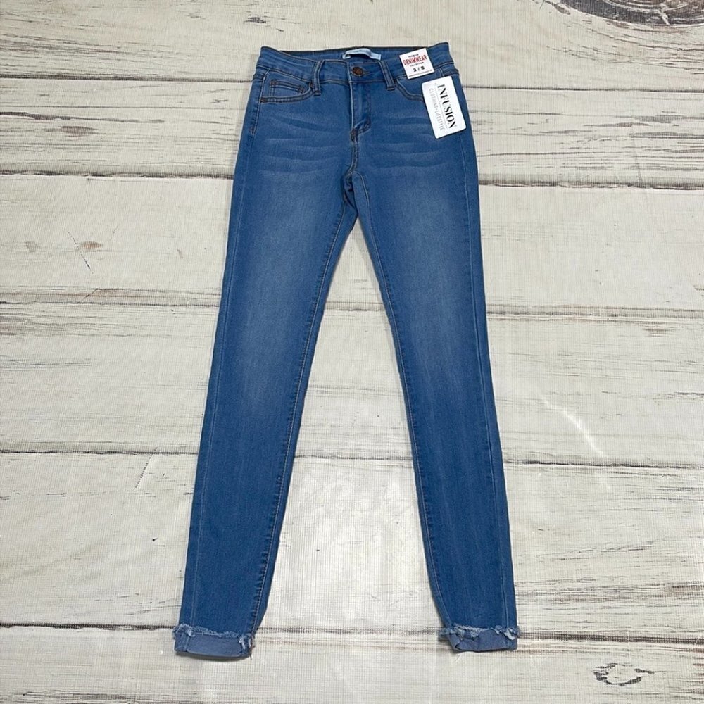 Premium Denimwear Collection NWT Jeans Wash Skinny Blue Denim 3 Small S - Picture 3 of 11